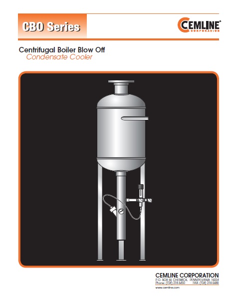 Centrifugal Boiler Blow Off Condensate Cooler (CBO Series)