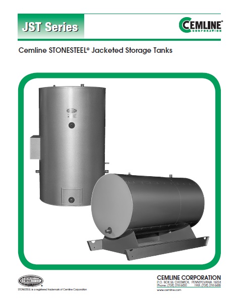 STONESTEEL Jacketed Storage Tanks  (JST Series)
